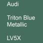 Preview: Audi, Triton Blue Metallic, LV5X.